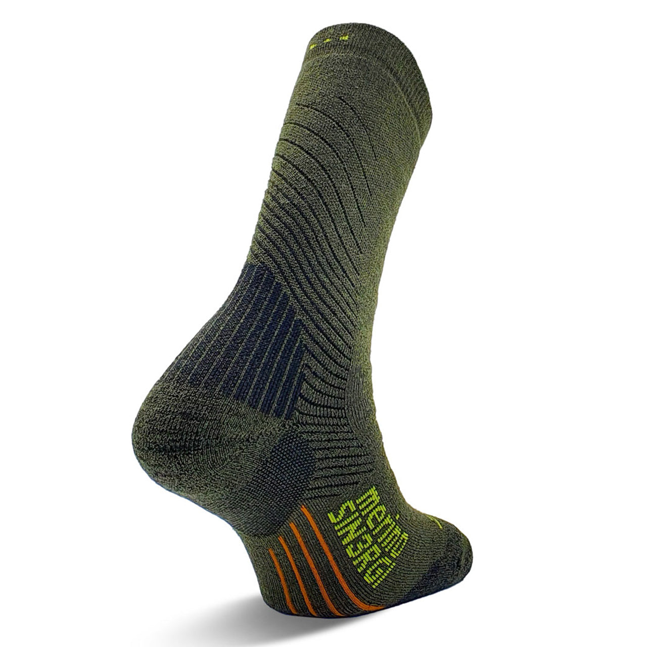 TEKO eco HIKE 3.0 EXODUS MERINO WOOL HIKING SOCKS - Medium Full Cushion - Forest Green
