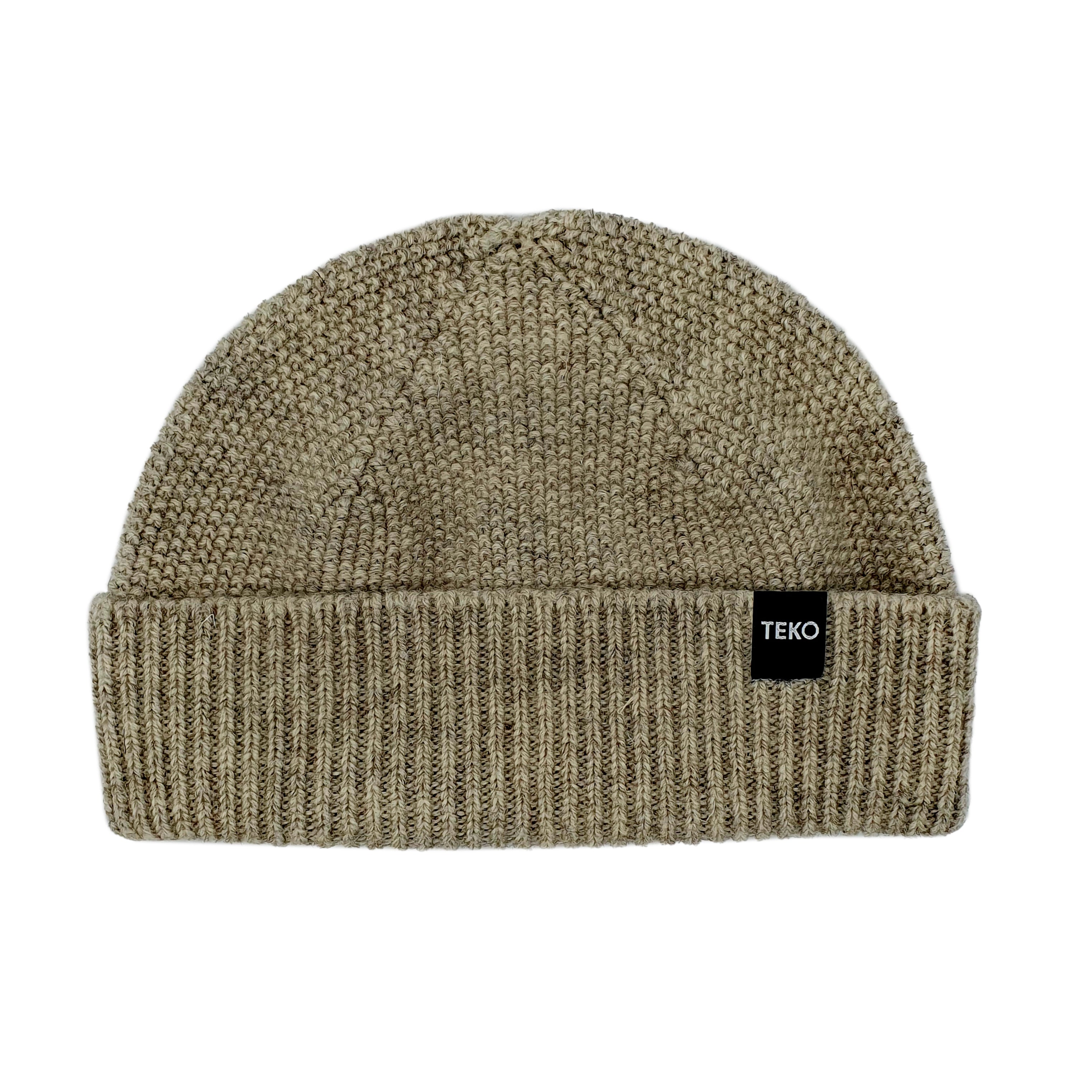 TEKO eco BEANIE STROMNESS 3.0 - LAMBSWOOL Heavy Pique - Almond