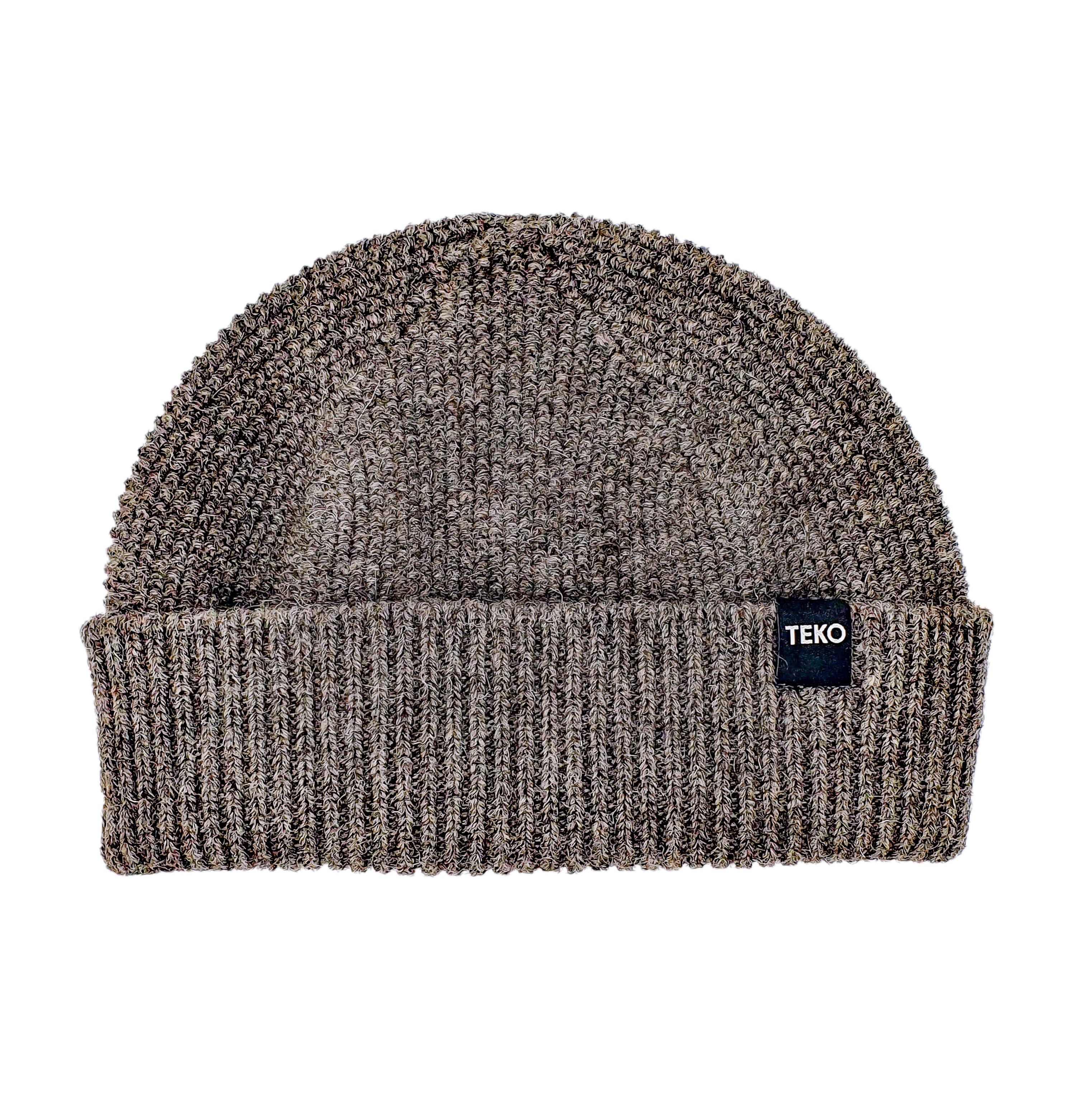 TEKO eco BEANIE STROMNESS 3.0 - LAMBSWOOL Heavy Pique - Coffee