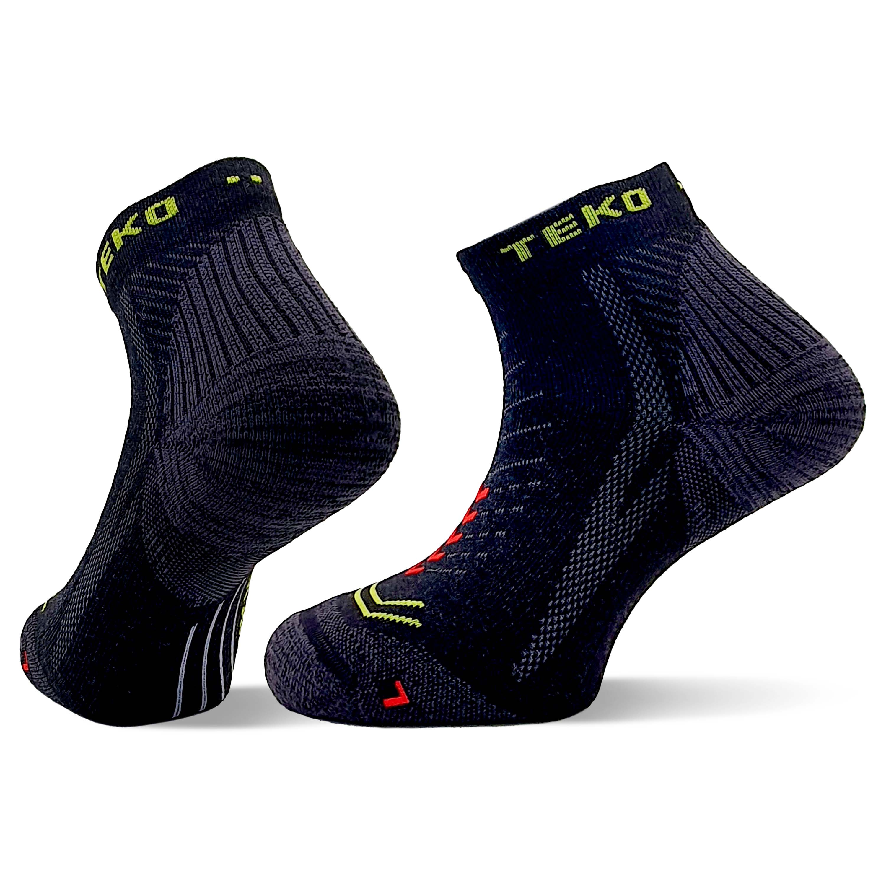 TEKO eco RUN 2.0 ENDURO MERINO WOOL RUNNING SOCKS - Light Half Cushion