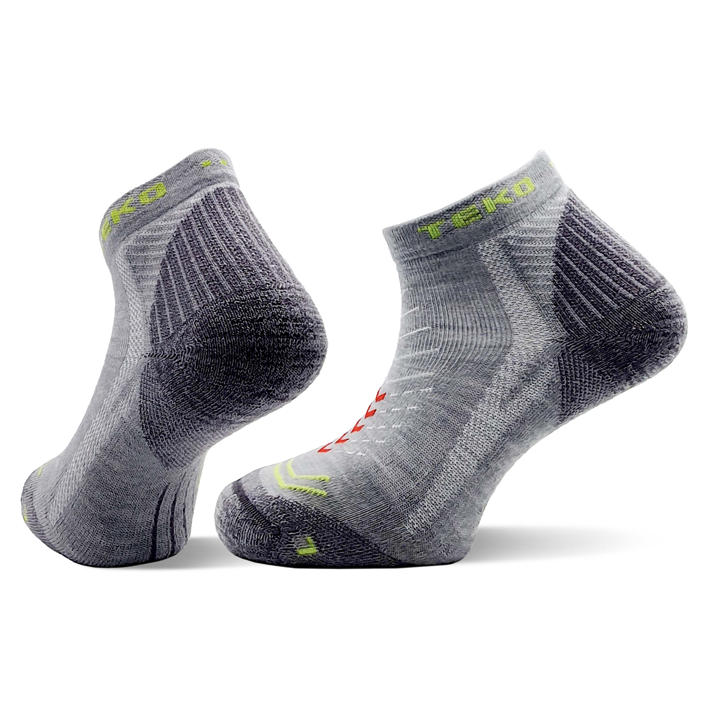 TEKO eco RUN 2.0 ENDURO MERINO WOOL RUNNING SOCKS - Light Half Cushion