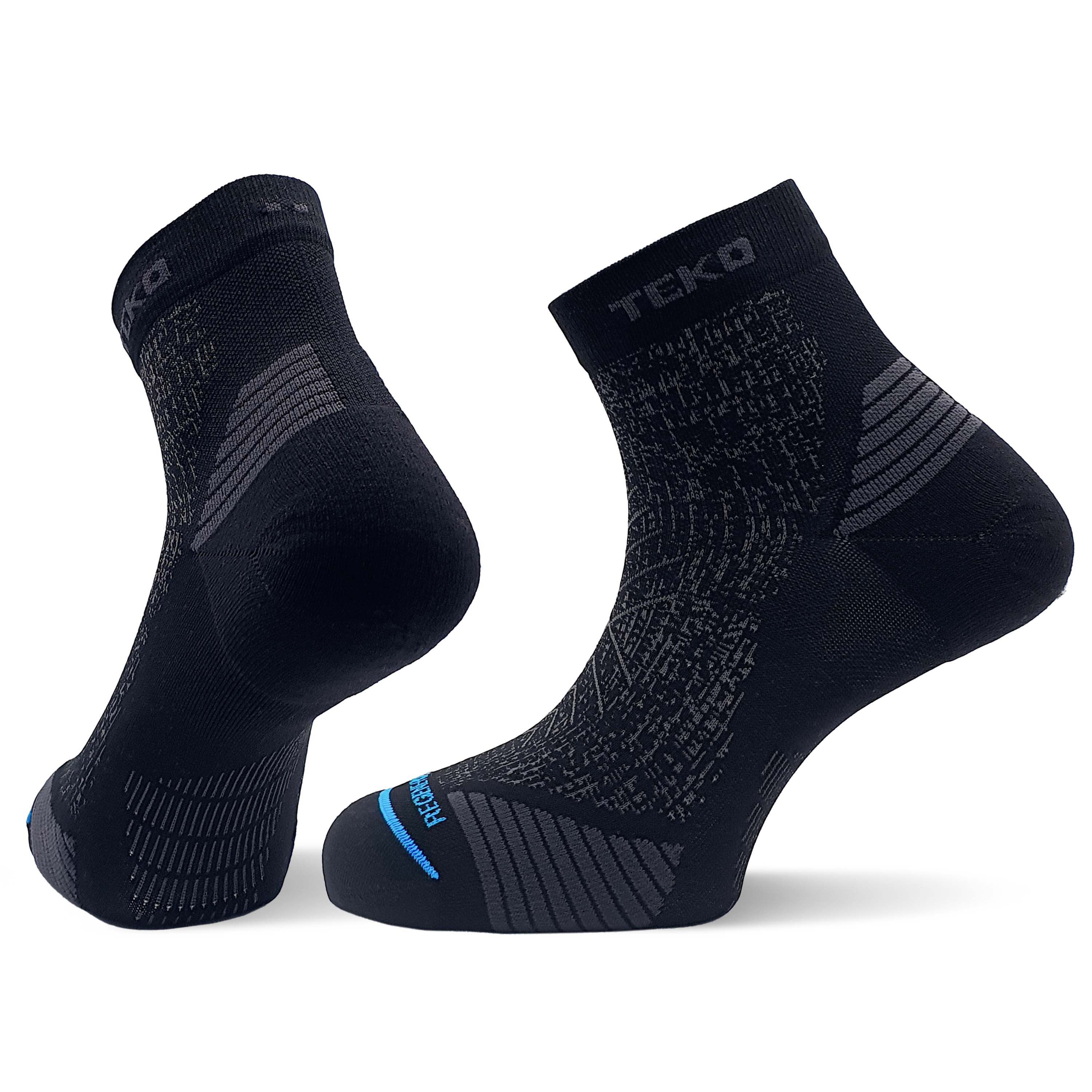 TEKO Eco RUN 2.0 MINI CREW SOCKS - Light Half Cushion for Running