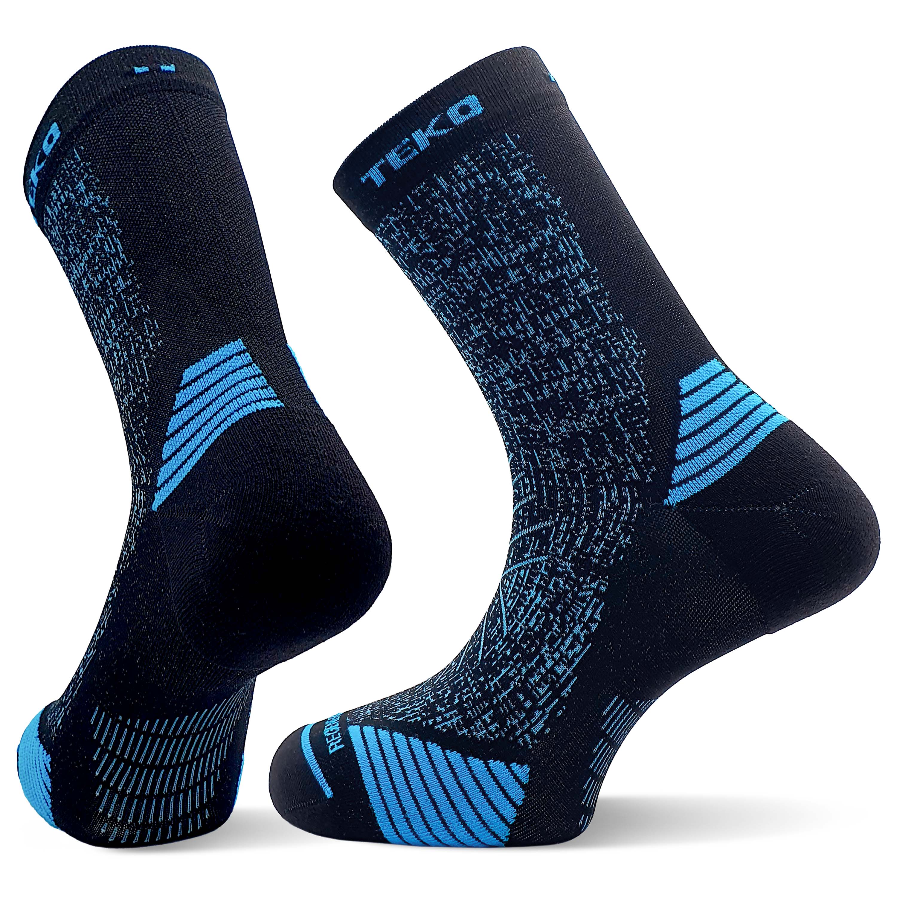 TEKO eco RUN 2.0 SHORT CREW SOCKS - Light Half Cushion for Running