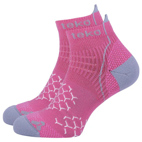 TEKO eco RUN 2.0 RUNFIT RUNNING SOCKS - Light Half Cushion - 2 pack - OPHØRSUDSALG