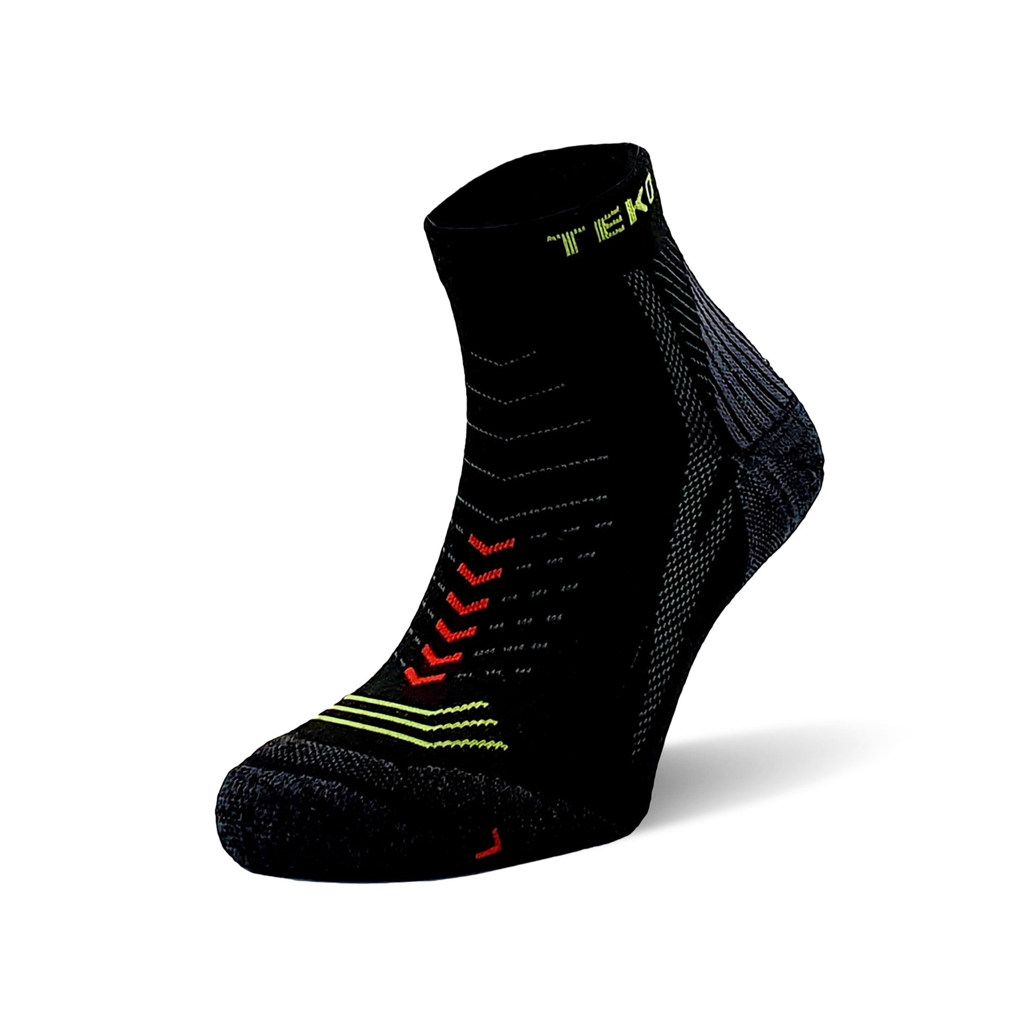 TEKO eco RUN 2.0 ENDURO MERINO WOOL RUNNING SOCKS - Light Half Cushion