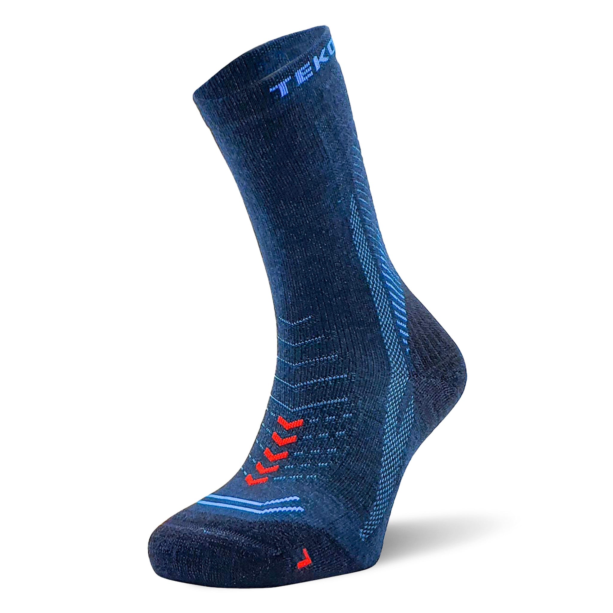 TEKO eco HIKE 2.0 DISCOVERY MERINO WOOL HIKING SOCKS - Light Half Cushion