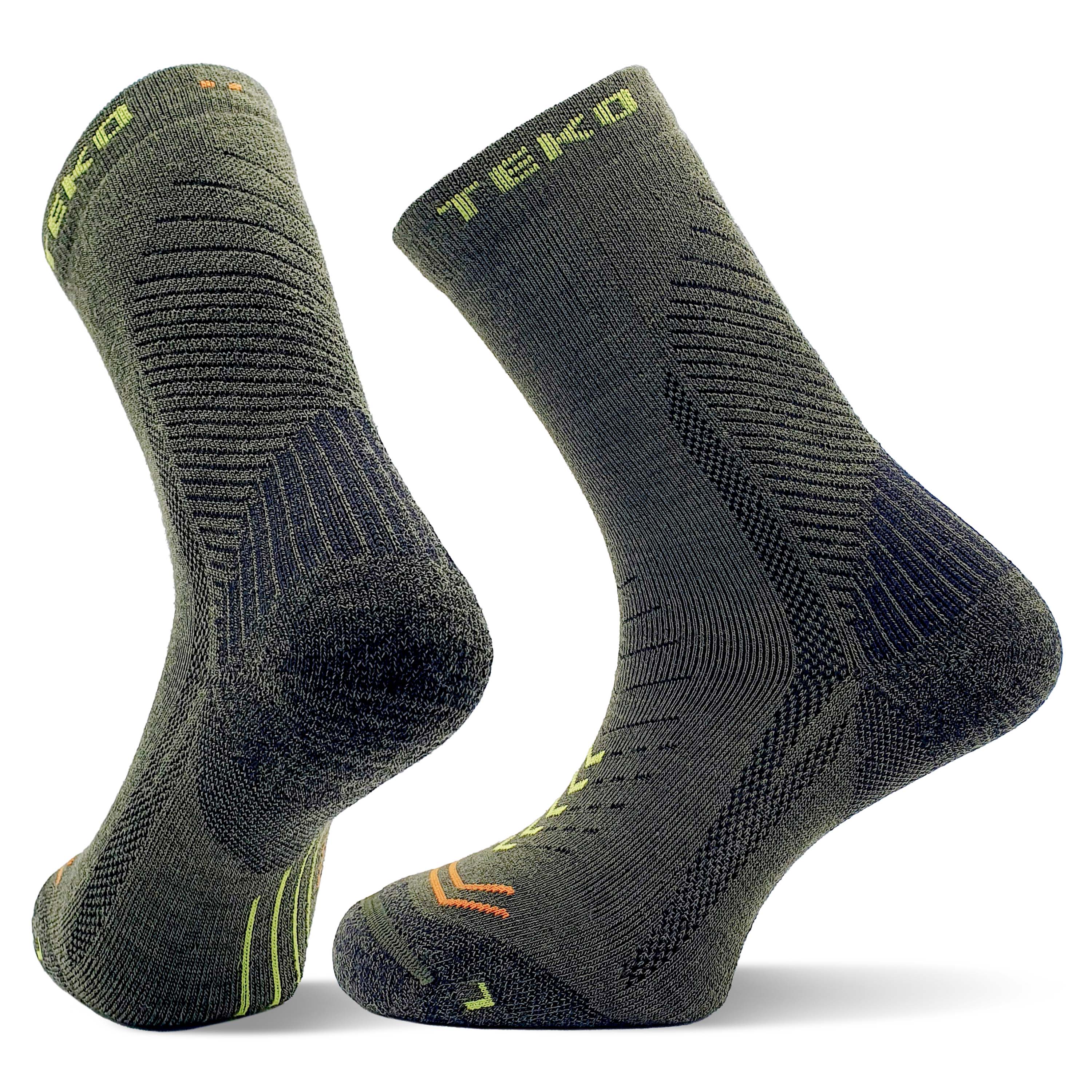 TEKO eco HIKE 2.0 DISCOVERY MERINO WOOL HIKING SOCKS - Light Half Cushion